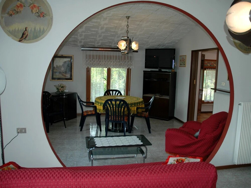 Apartment in Levico Terme With Balcony, Garden, Fireplace