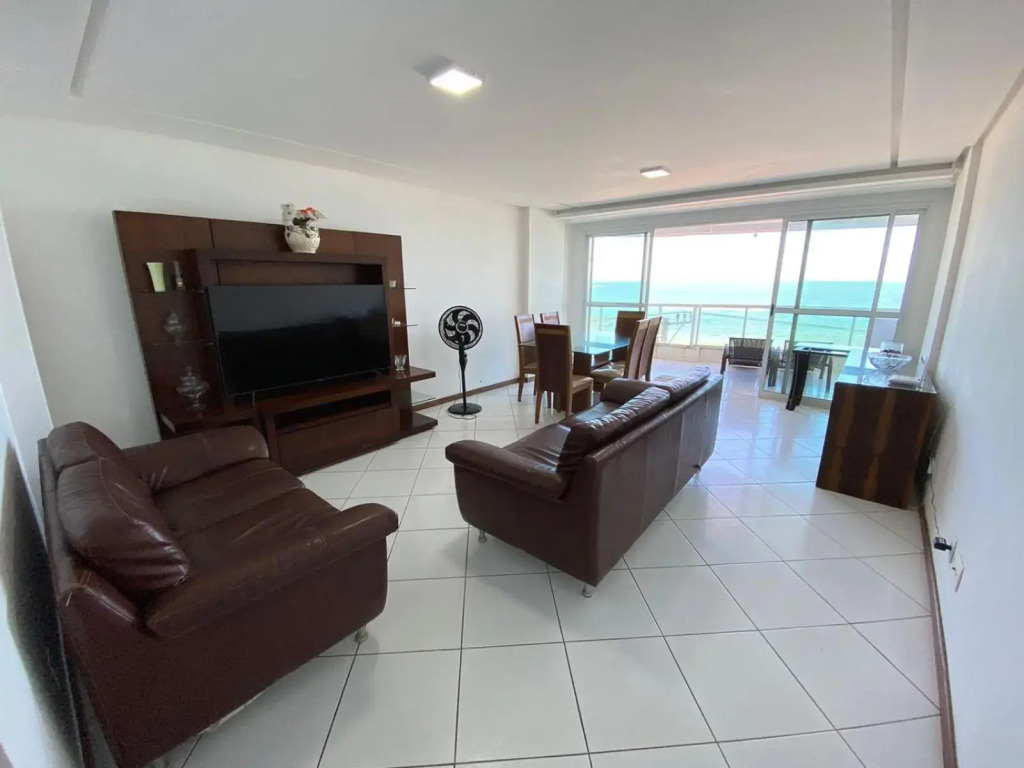 4 suites Frente Mar com ar condicionado Churrasqueira 2 vagas Wi-fi