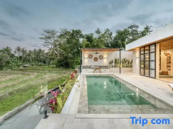 Villa Impian Sawah 2BR with Rice Views In Ubud