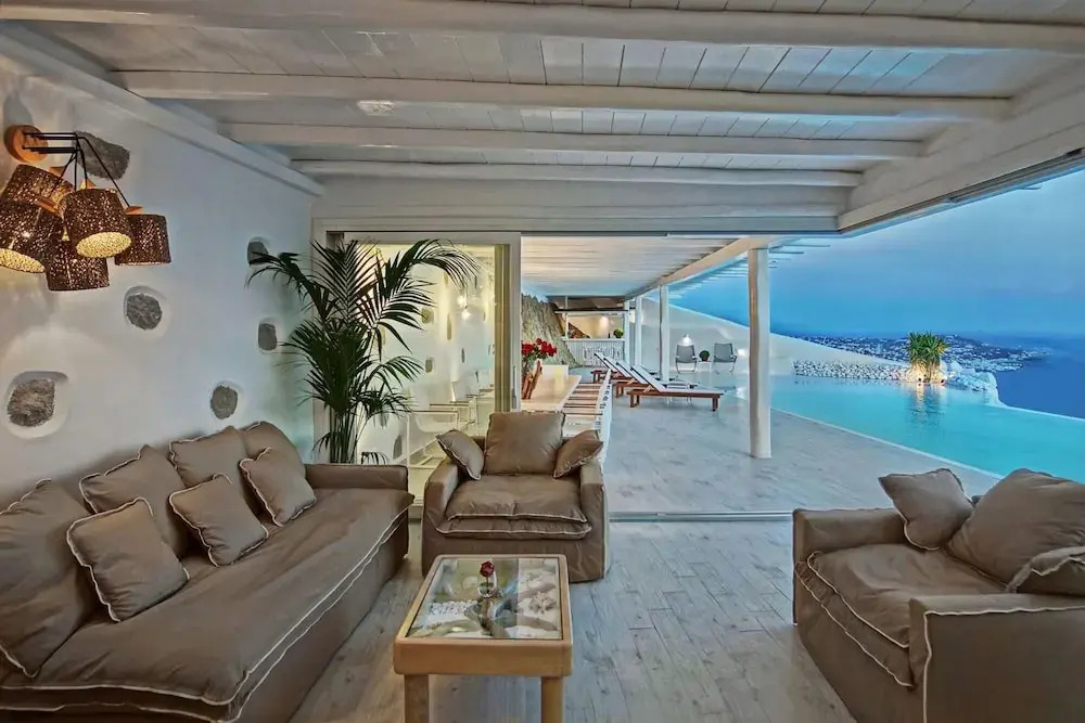 Luxury Key Mykonos 8 Bed Villa Golden Sun Kastro