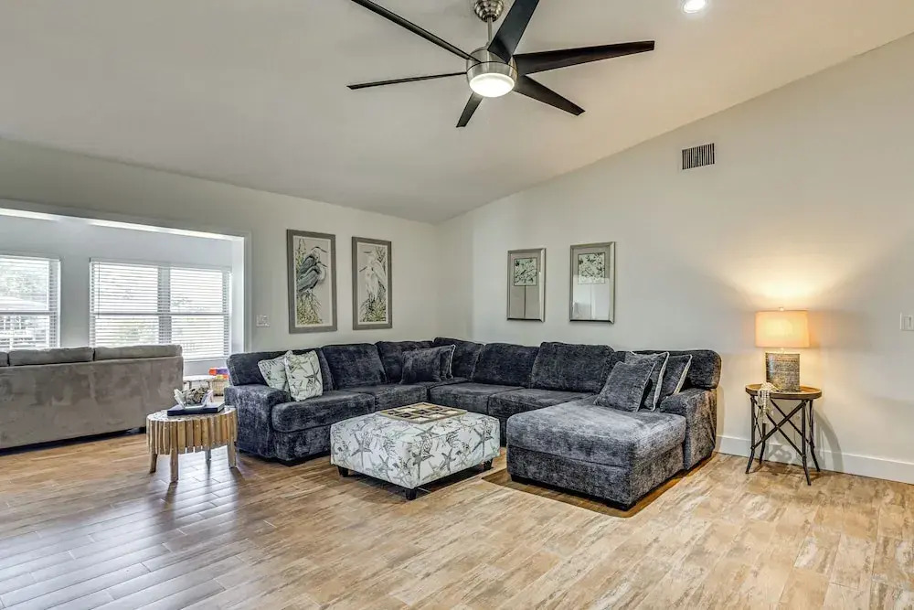 Waterfront Home on Canal w/ Dock & Pedal Boat!