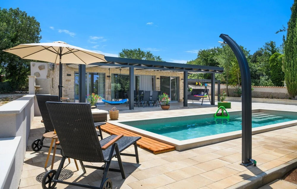 Stunning Home in Peroj With Outdoor Swimming Pool, Wifi and 2 Bedrooms