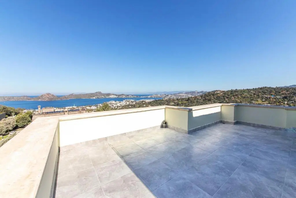 House with Sea and Mountain View in Yalikavak