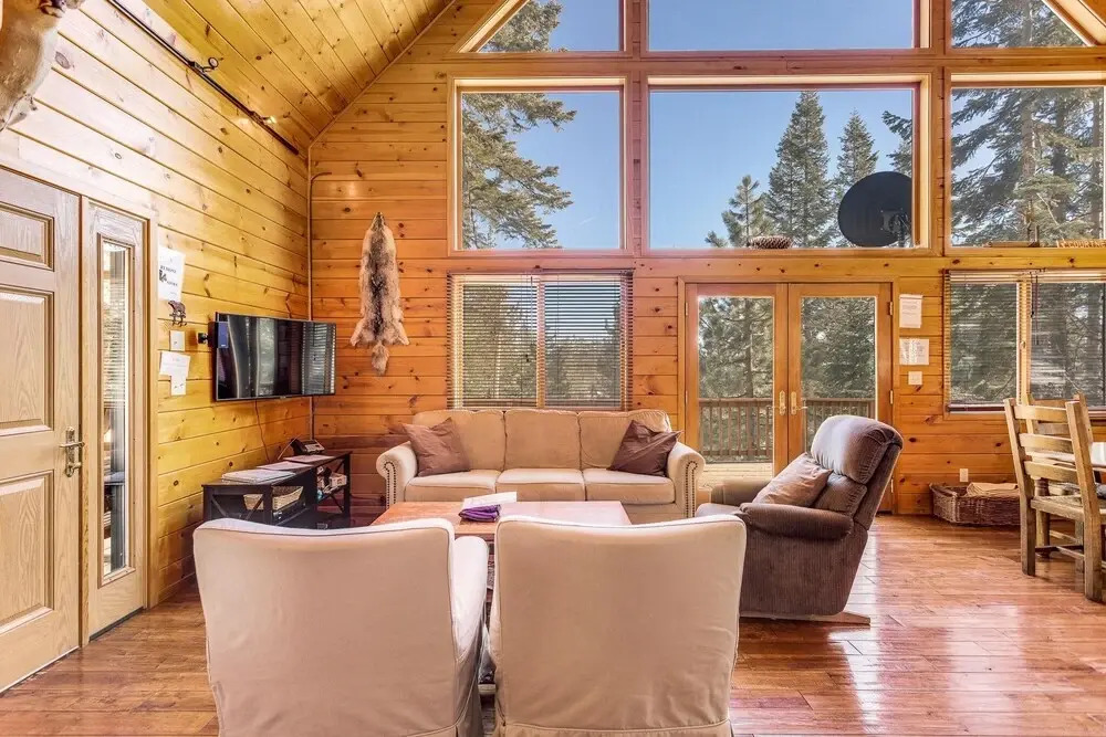Rustic Custom Built Cabin w/ Hot Tub & Sauna SK#33 by Bear Valley Vacation Rentals