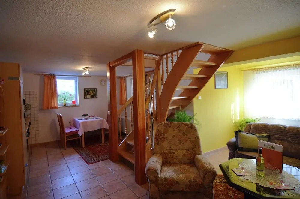 Holiday Home in Neustadt am Rennsteig With Pond