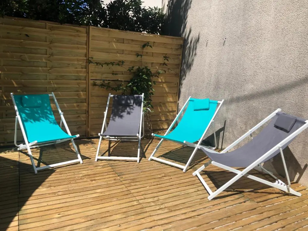 100m plage Appt 3ch 6pers avec fibre patio barbecue