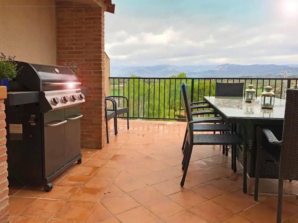 House With 4 Bedrooms in Cretas, With Wonderful Mountain View, Terrace and Wifi