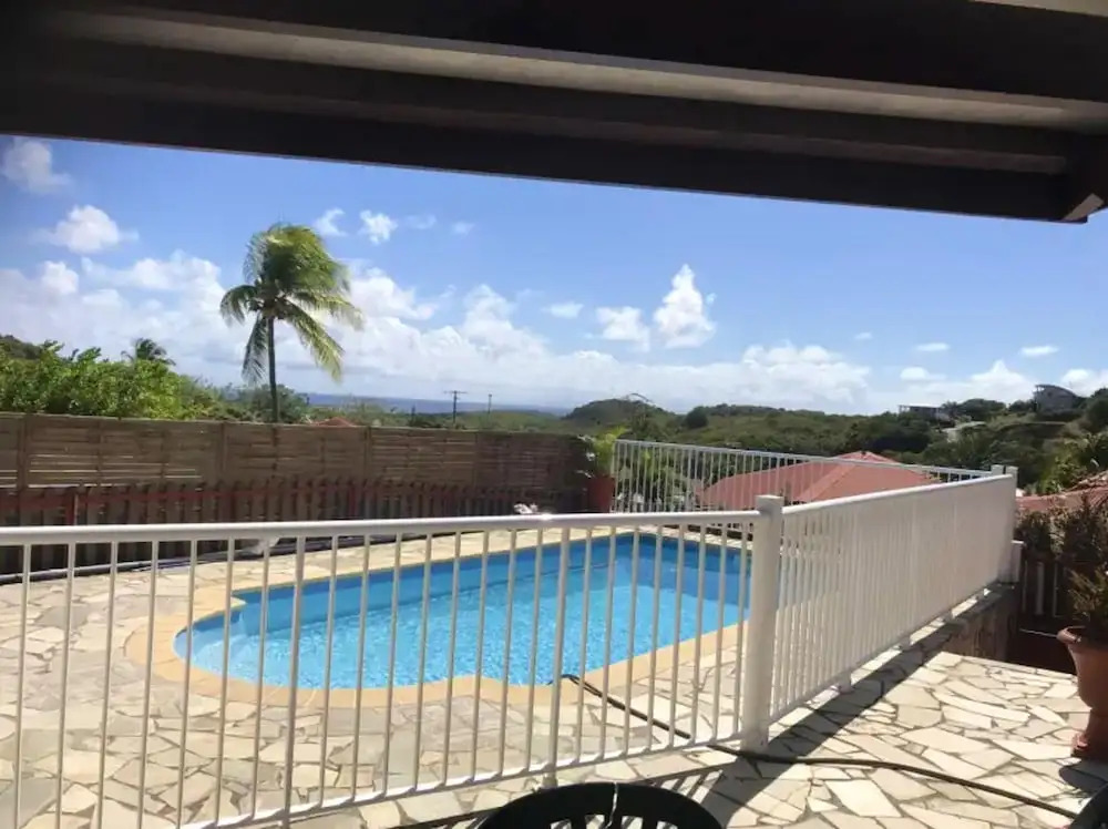 Bungalow With 2 Bedrooms in Sainte-anne, With Wonderful sea View, Priv