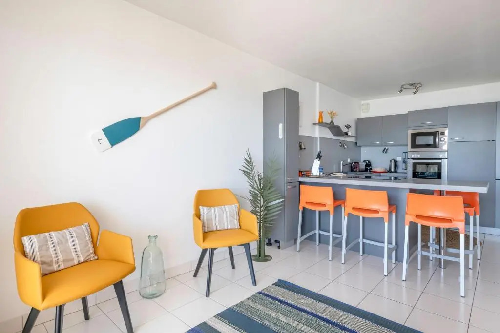 Vue imprenable sur l'Ocean dans cet appartement pour six personnes