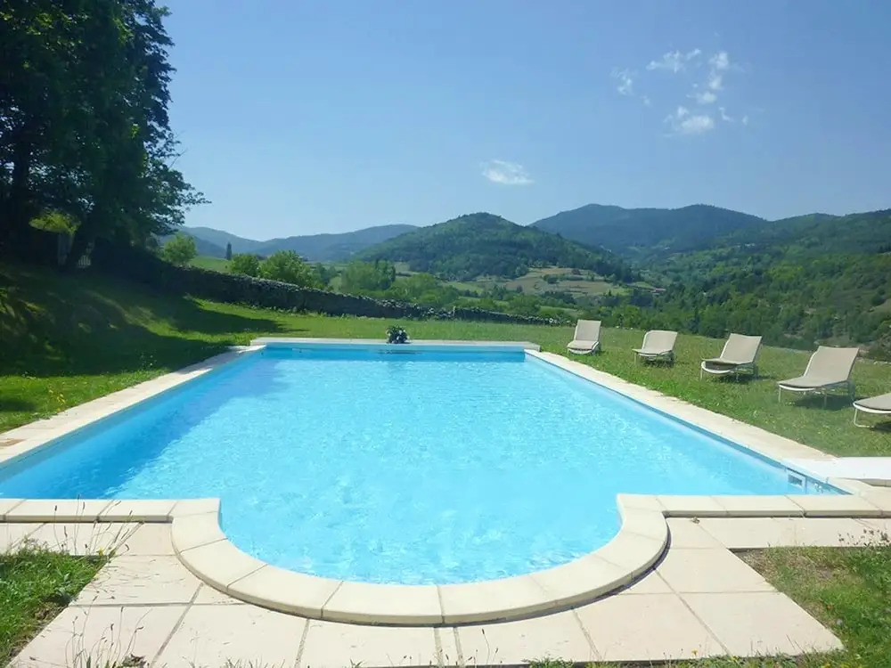 Mansion With 15 Bedrooms in Satillieu, With Wonderful Mountain View, Private Pool, Enclosed Garden