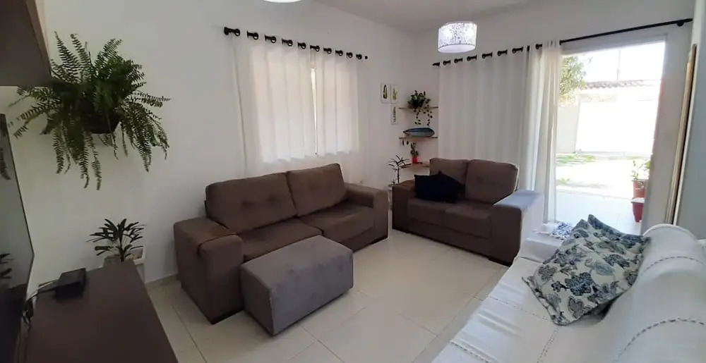 Casa na Praia de Mundaí com 3 quartos, piscina, e churrasqueira