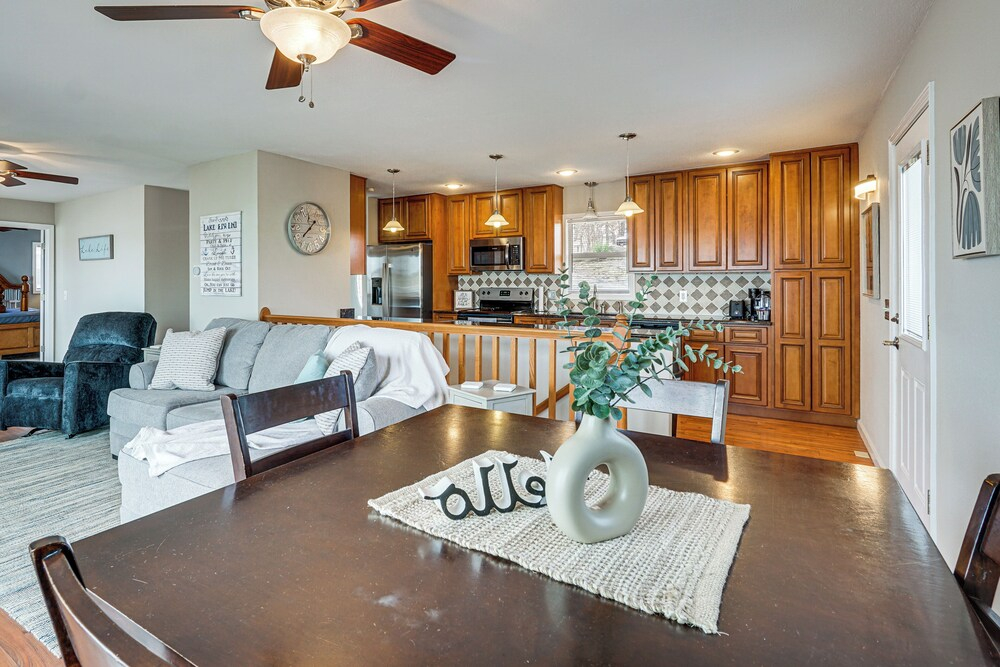 Group Getaway! Osage Beach Escape w/ Private Dock
