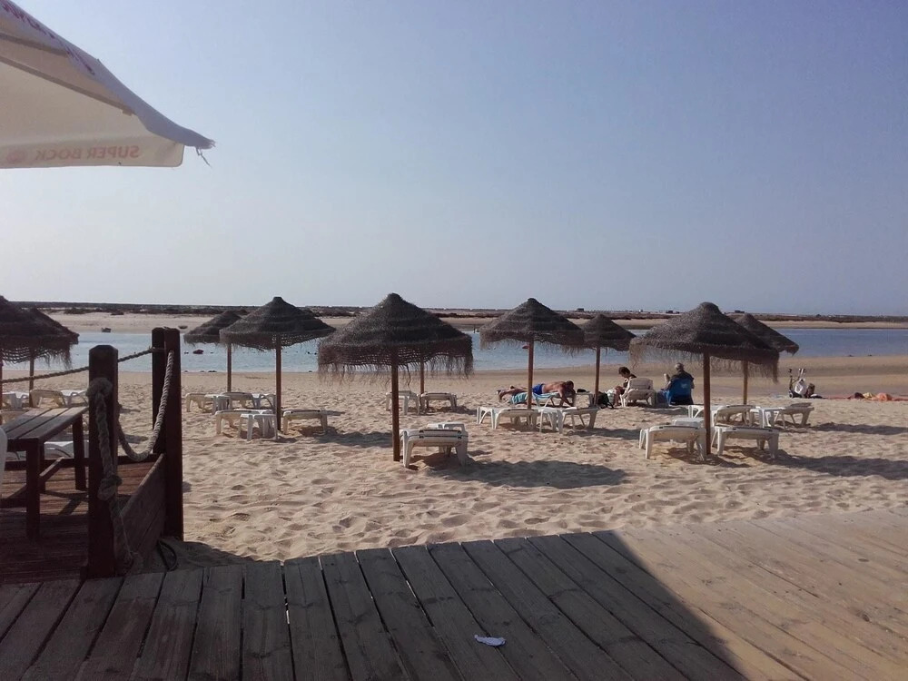 Apartment With one Bedroom in Quelfes, With Wonderful sea View, Pool A
