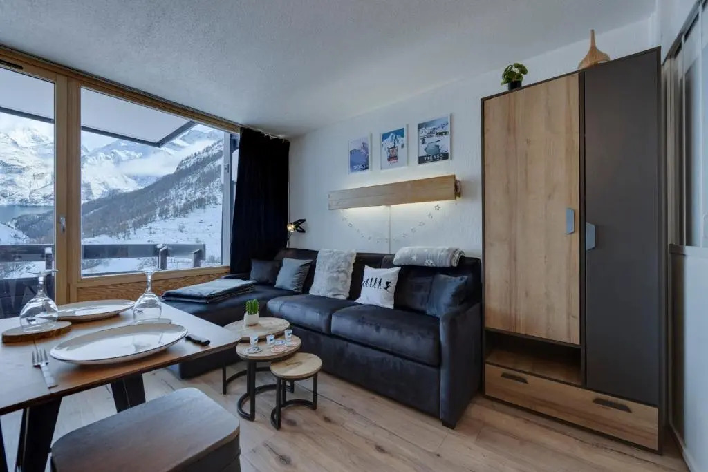 Au 3ème ciel Tignes - Vue Lac & Montagnes - Proche pistes - Idéal 2 adultes + 2 enfants