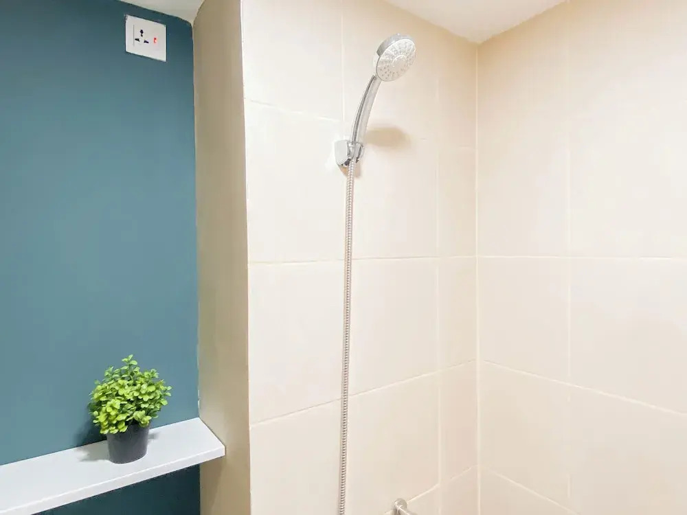Soft Minimalist Studio Room At Meikarta Apartment