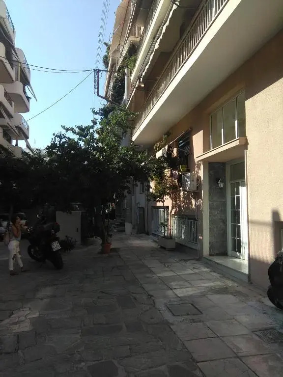 Mia's atelier, balcony to Acropolis