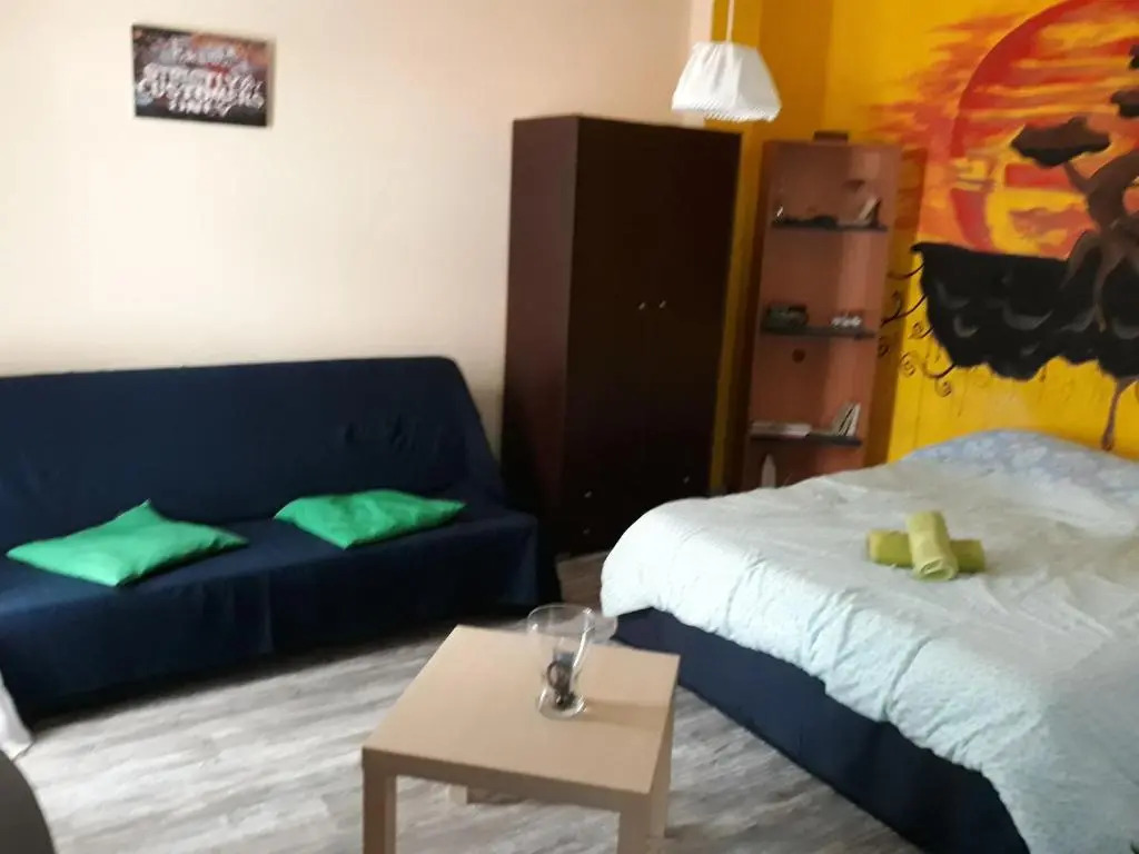 The studio with the bohemian ambiance