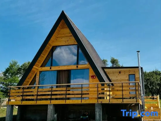 Bangkok A-Frame Cabin | Hot Tub & Mountain Views  Share  Save