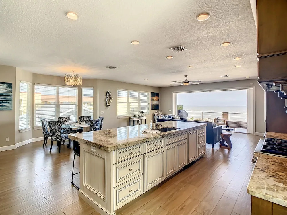 Hip Nautic Luxury Beachfront Beach Home With Pool - Car Free Beach - 4071h