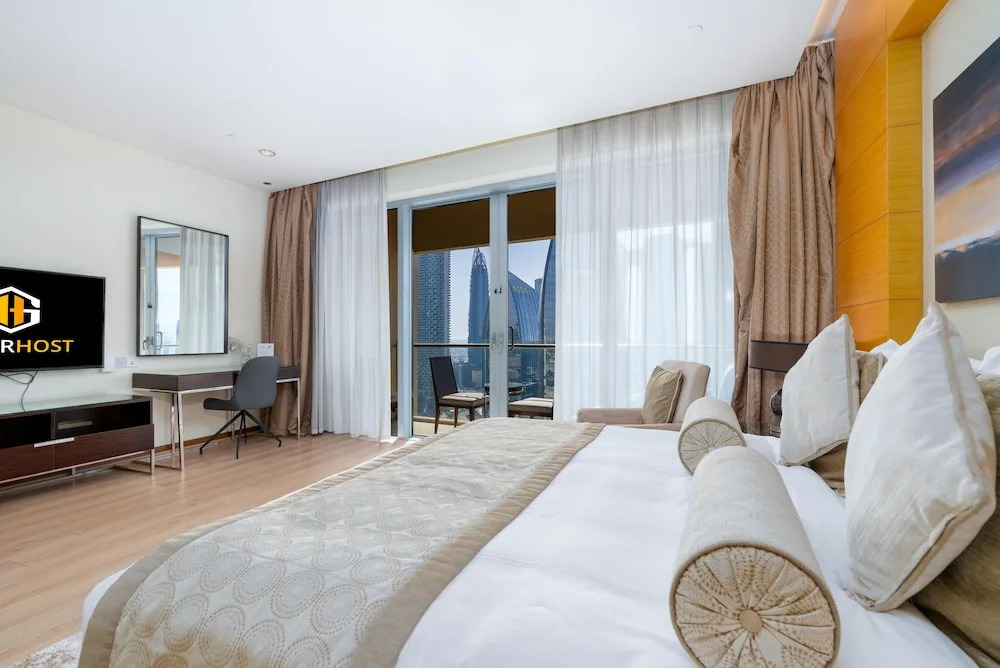 SuperHost - Spacious Studio With Direct Burj Khalifa View I Address Dubai Mall