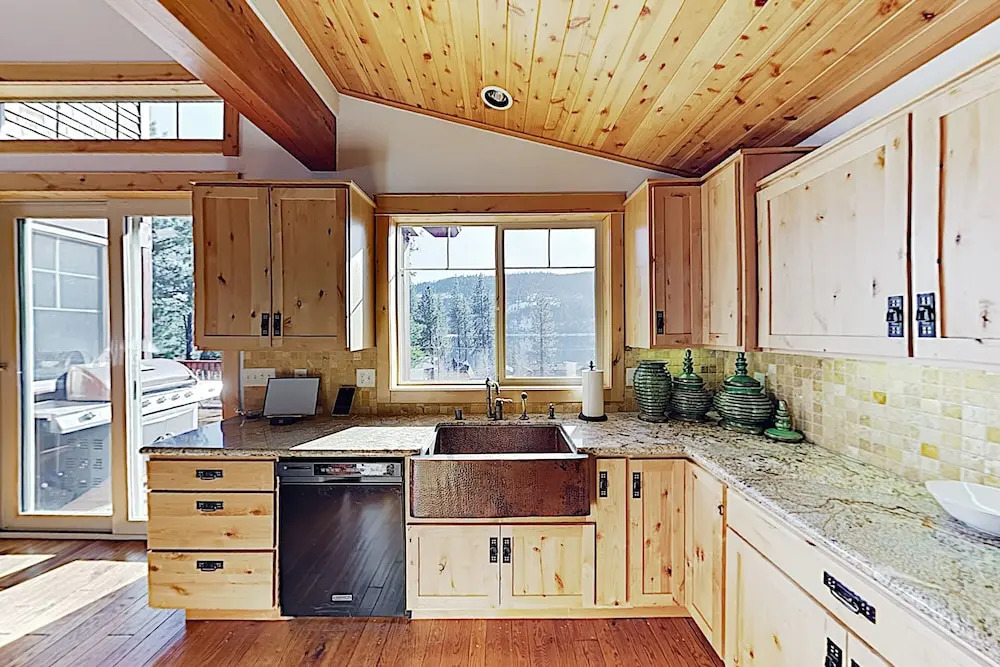 New Listing! Large Donner Lake W/ Water View 4 Bedroom Home