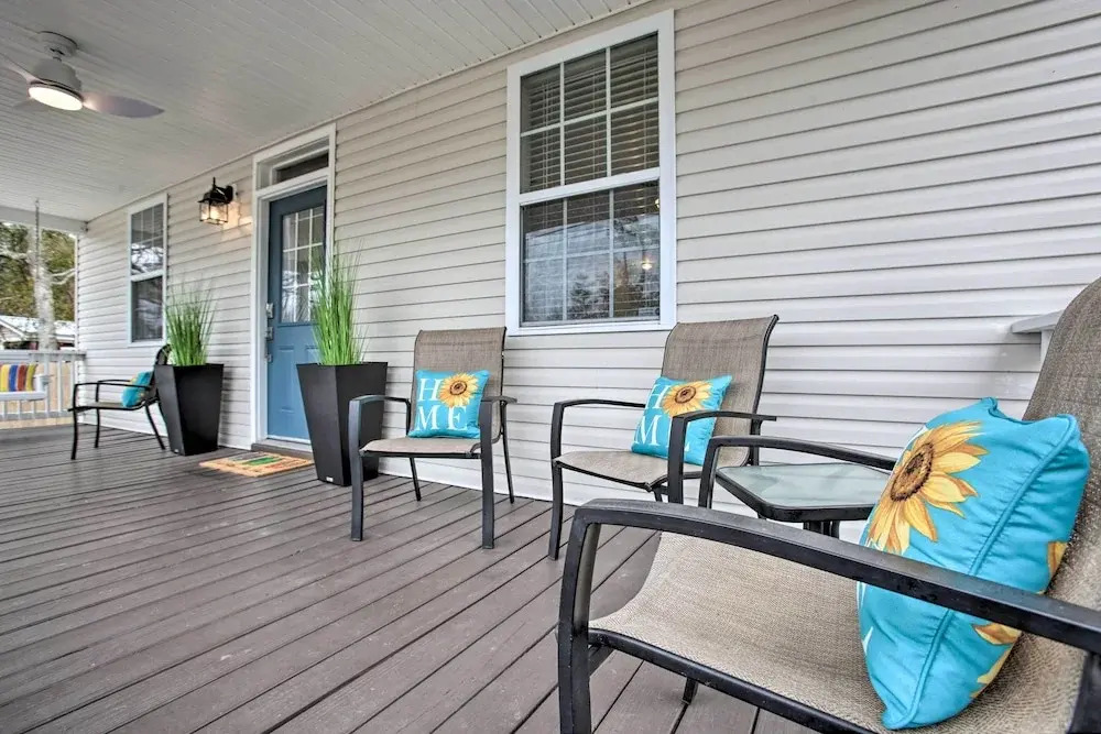 Waveland Home Near Beach: Pets Allowed
