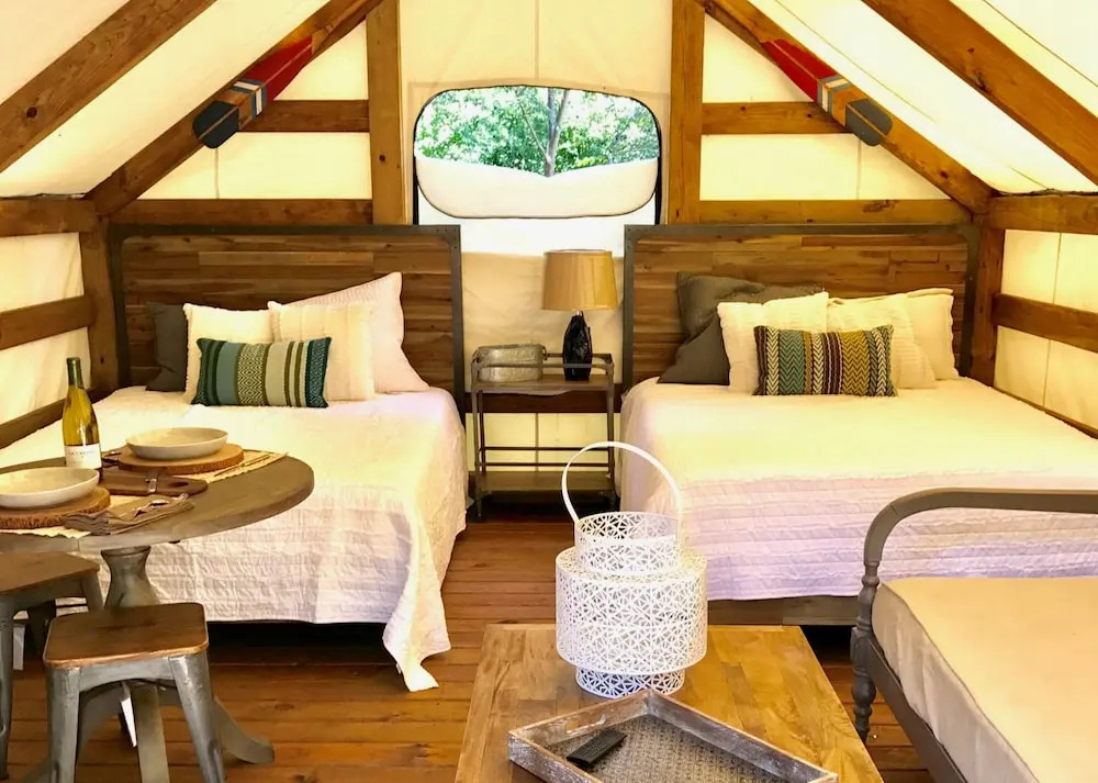 Geronimo Creek Retreat Glamping Cabin #5 - Campsite