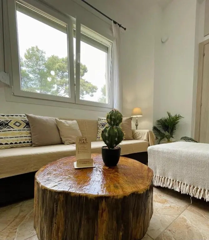 Eden apartment Paliouri with private backyard garden