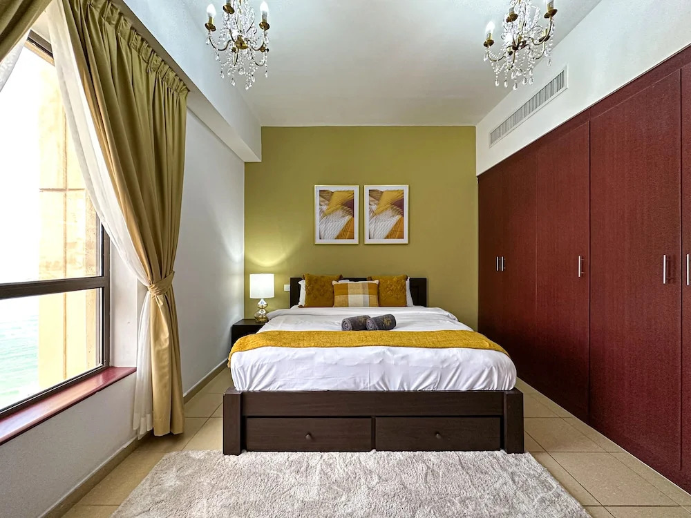 Marco Polo - Full Sea & Dubai Eye View | 2 BR | Near JBR Beach