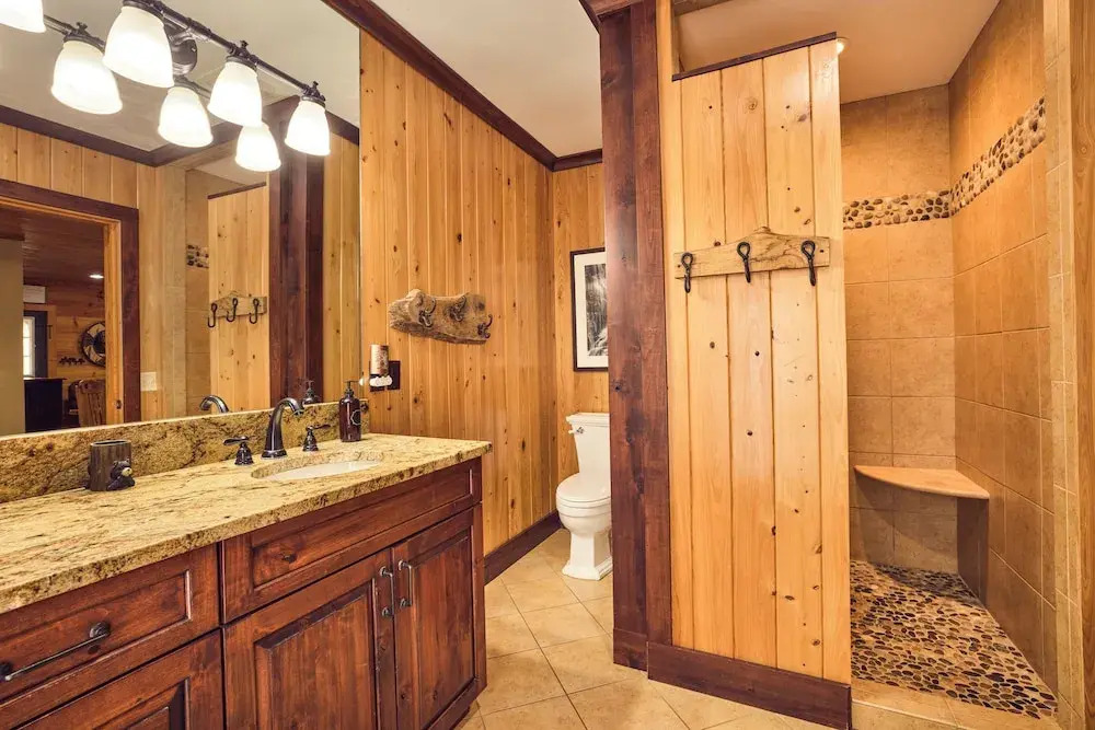 Romantic Penrose Cabin w/ Pond, Trails & Hot Tub