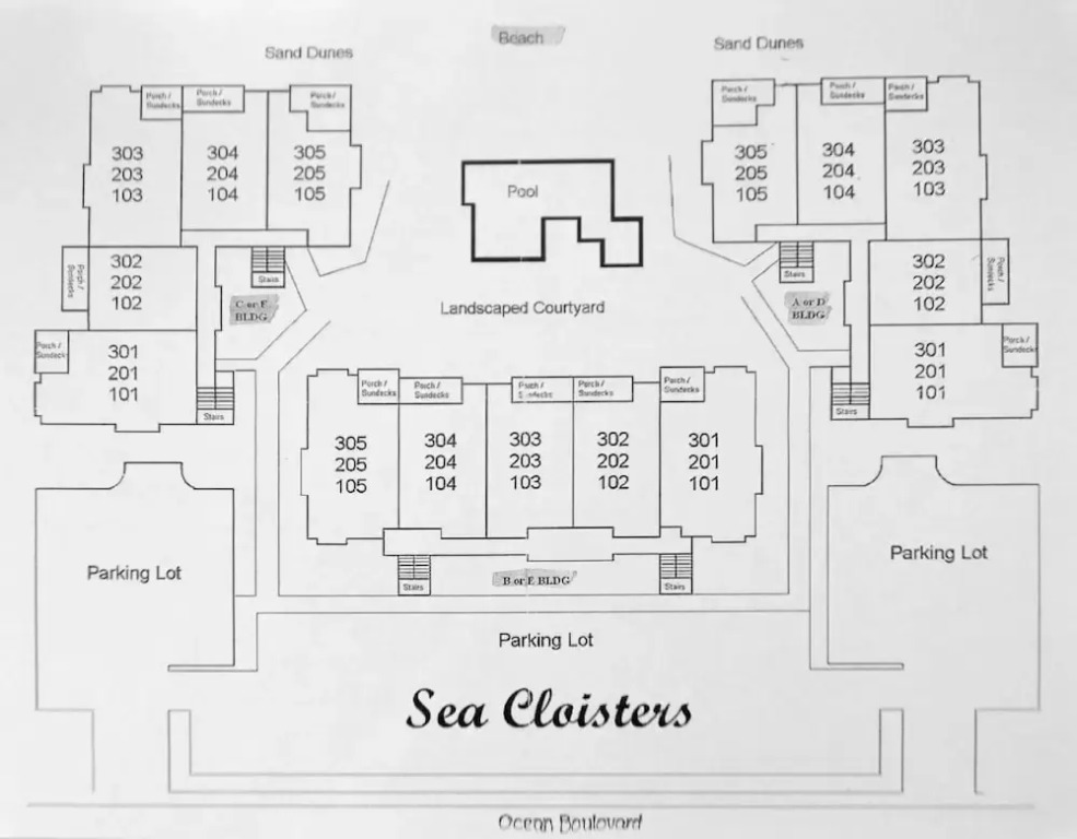 Sea Cloisters 302b 2 Bedroom Condo by RedAwning