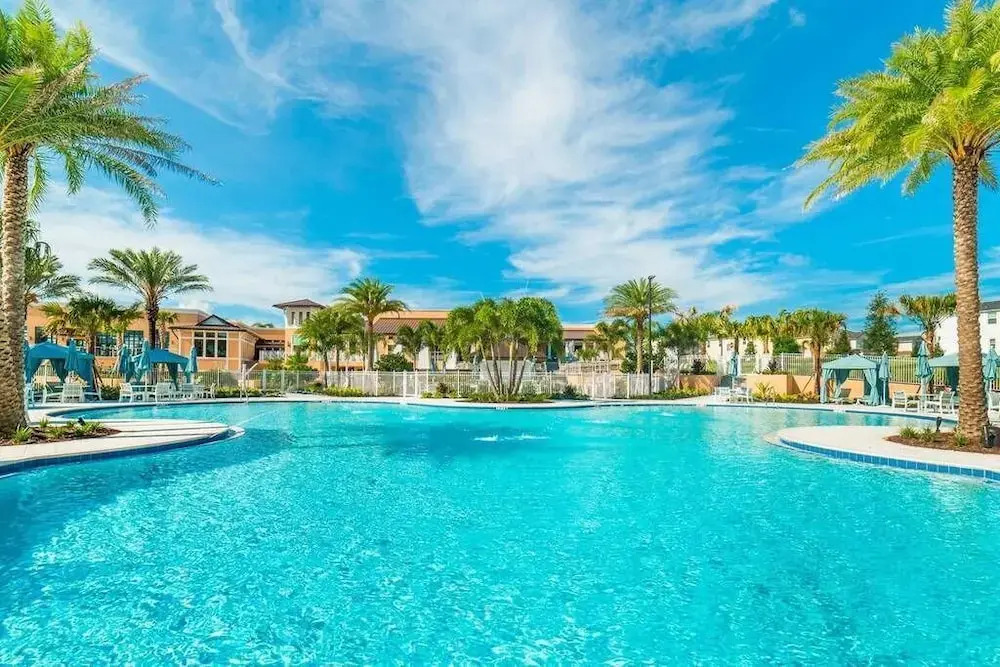Luxury Villa SOUTH Facing Pool No Rear Neighbors Themed rooms theatre & Game Room #8SO8956