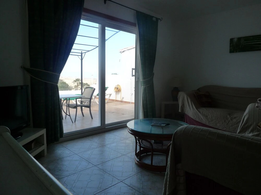 Pool side 2 Bed link Villa with Free WiFi. Superb Golf, Sea & mountain views.