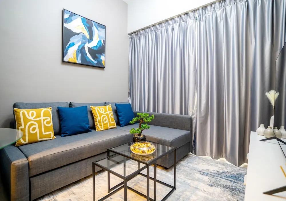 Tanin - Exquisite 1BR Apt in Zada Tower with Canal Views