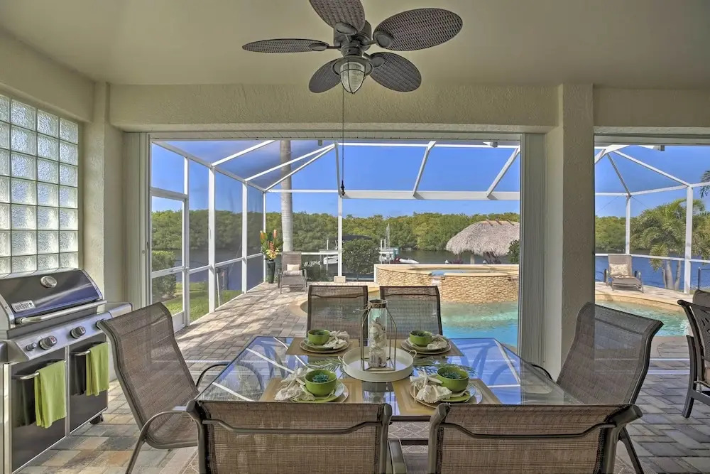 Waterfront Cape Coral Home w/ Private Dock & Lanai