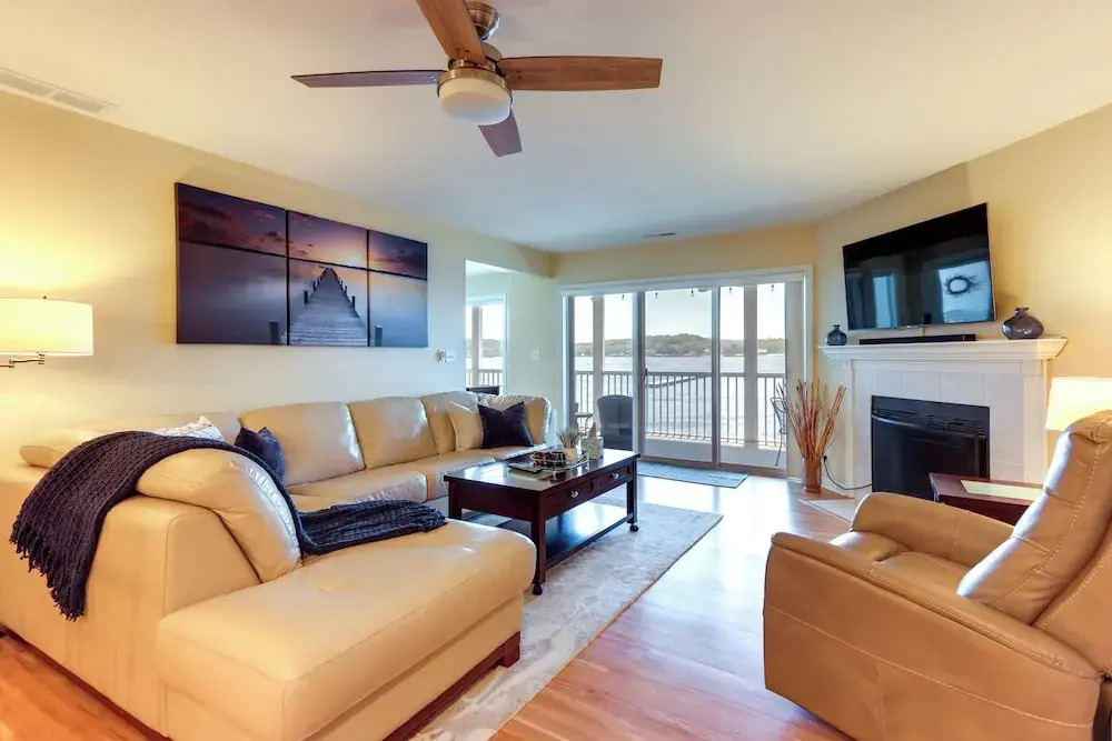 Lake Views & Screened Porch: Ozarks Getaway!