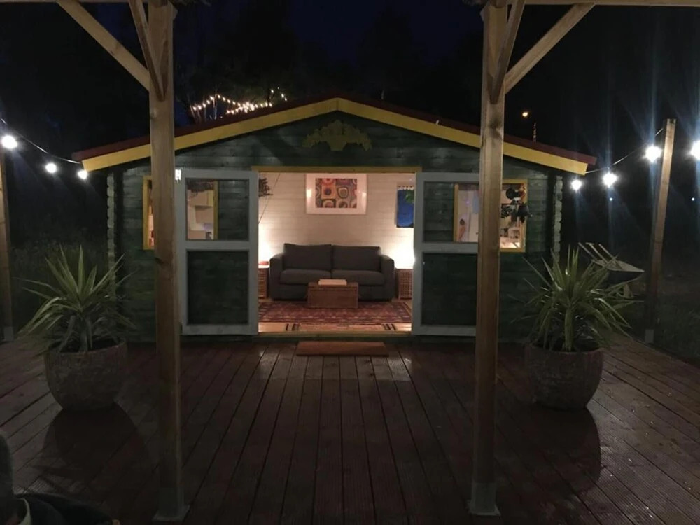 Glamping Tinyhome Pond Cabin @talurdo Retreat