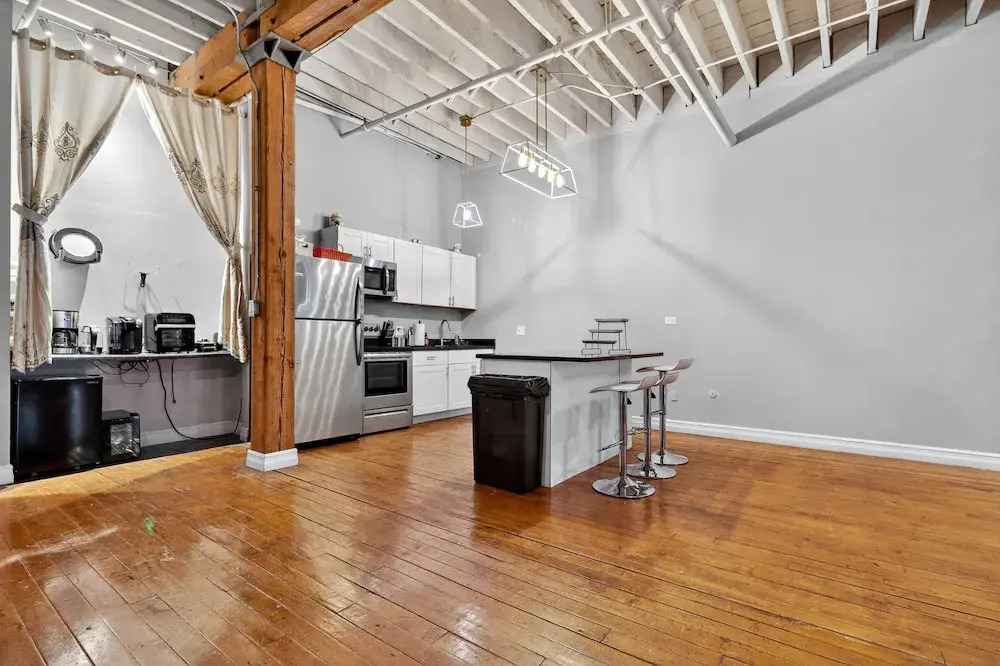 Huge 'man Cave' 2 Mins From Downtown Detroit 1 Bedroom Apts