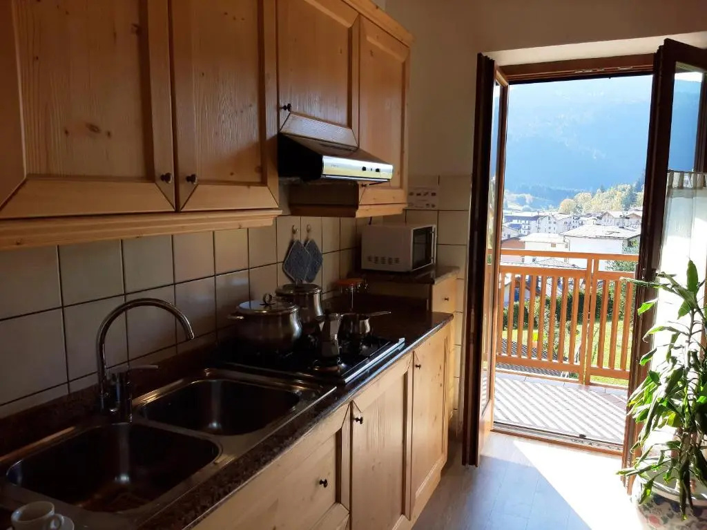 2 bedrooms appartement at Andalo 600 m away from the slopes with city view garden and wifi