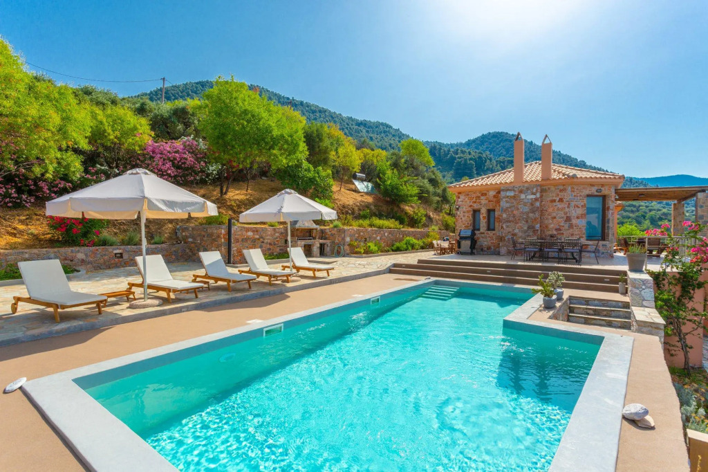 Villa Diona Large Private Pool Walk to Beach Sea Views A C Wifi - 3074