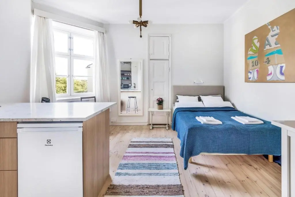WeHost Modern and Well-equipped Studio with a View @Viides linja 3