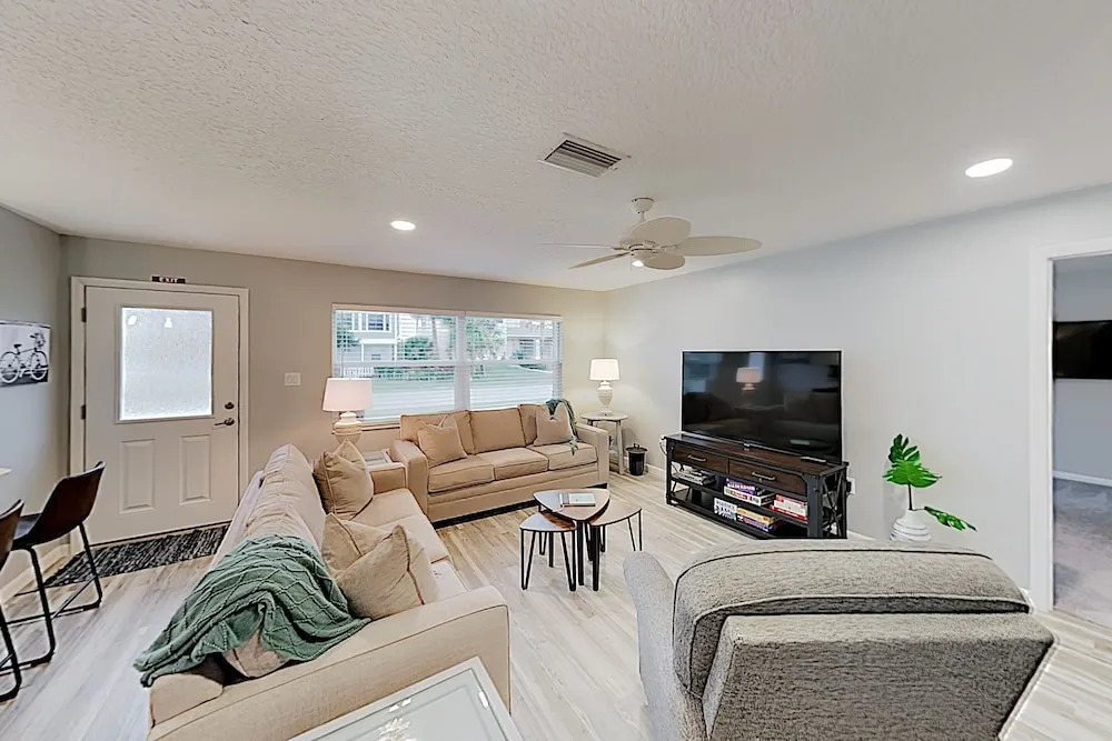 New Listing! Updated Coastal Gem W/ Screened Porch 3 Bedroom Home