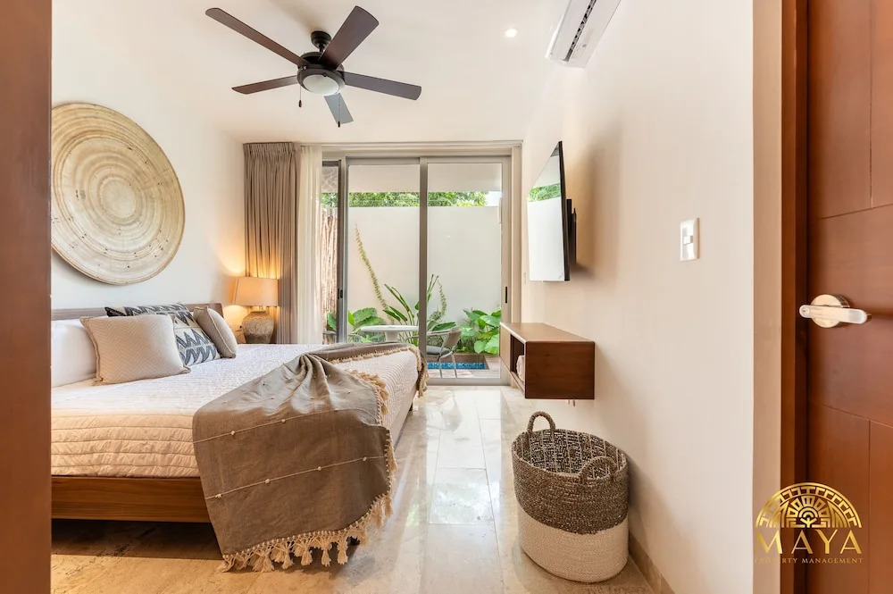 NHOA 112B Lux 1BR Condo Plunge Pool in Aldea Zama