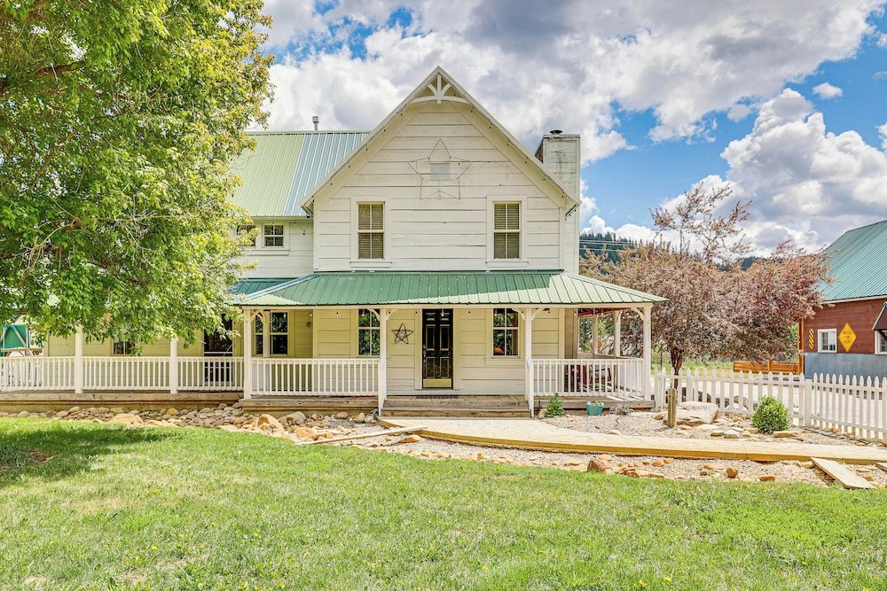 On-site Creek & Trails: Huge Garden Valley Estate