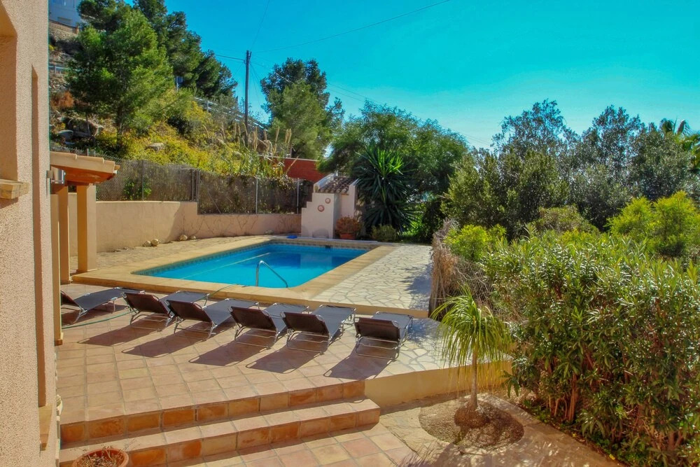 Emma - sea view holiday home with private pool in Benissa