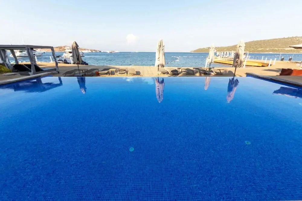 Regal Home with Shared Pool near Beach in Bodrum