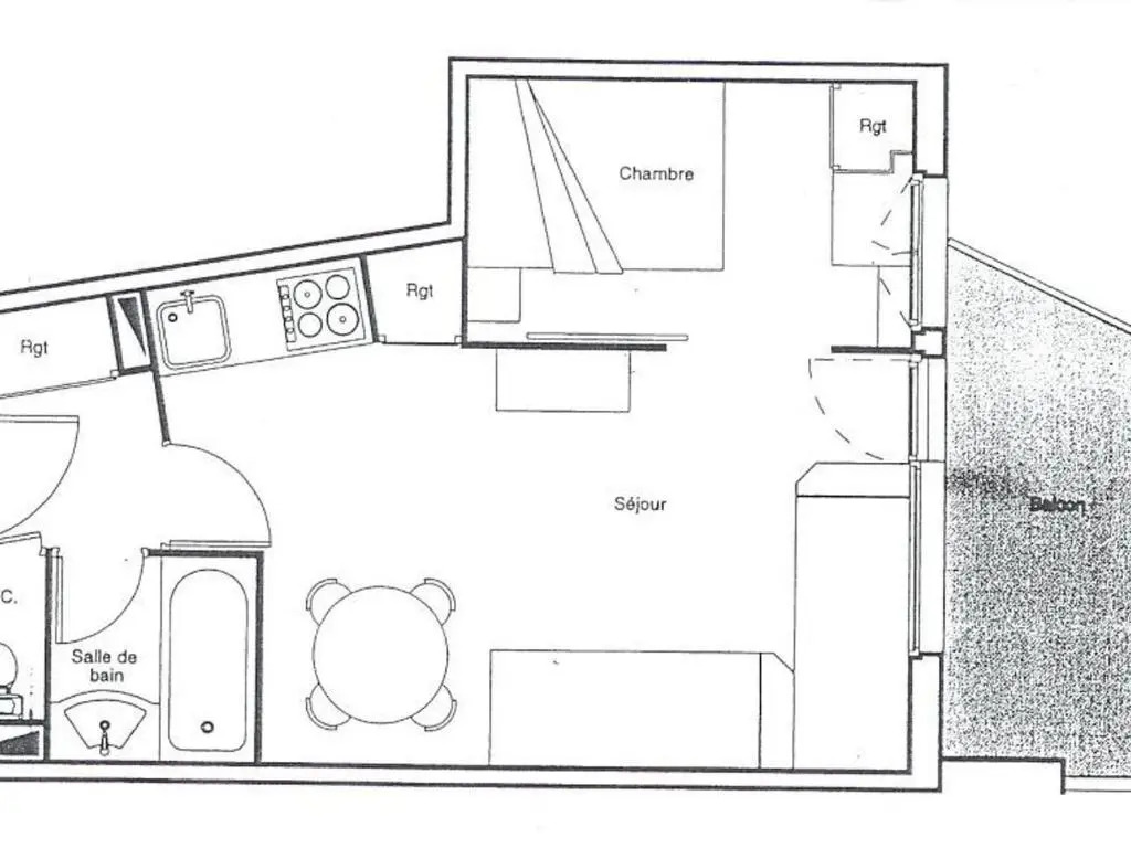 Appartement Avoriaz, 2 pièces, 5 personnes - FR-1-634-21