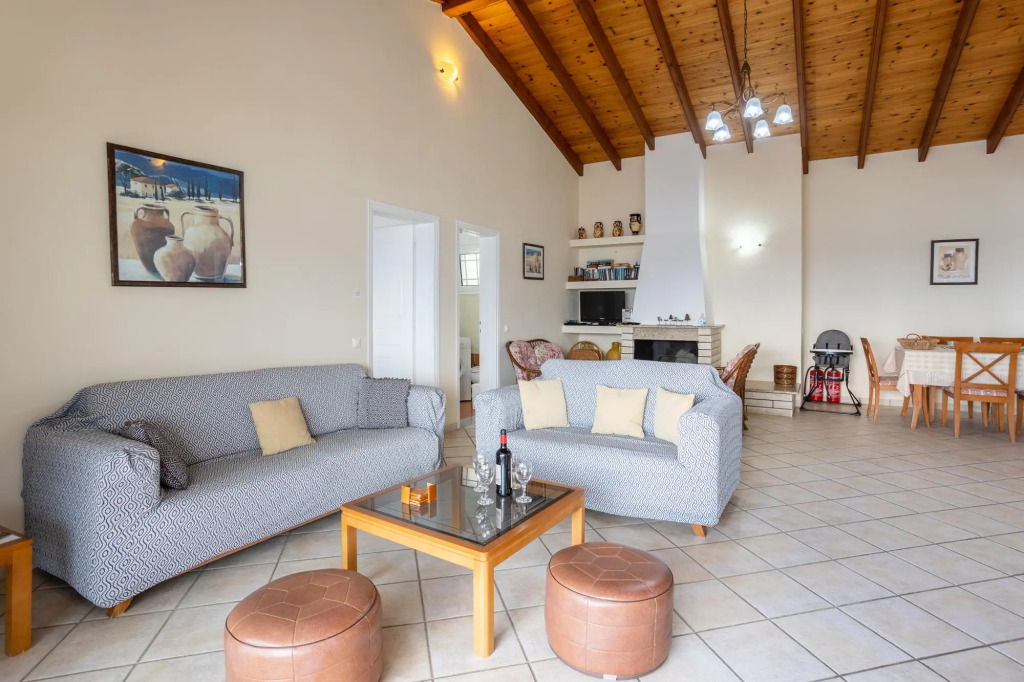Villa Kerkyroula Large Private Pool Walk to Beach Sea Views A C Wifi Car Not Required - 1972