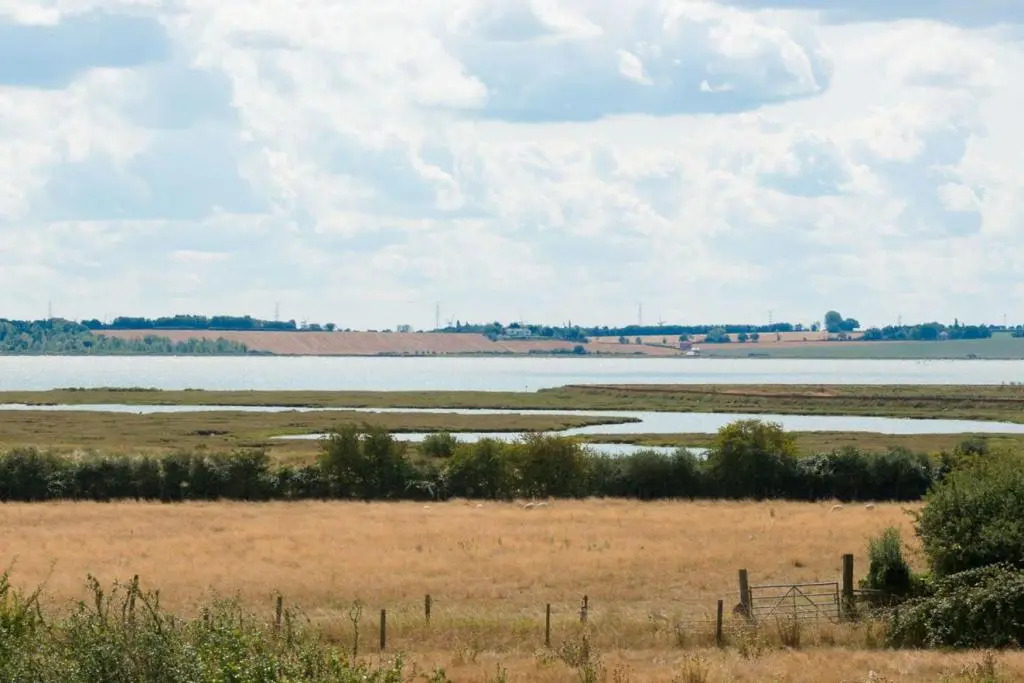 The Hexagon, wow what a location, views over the Essex marshes and sea