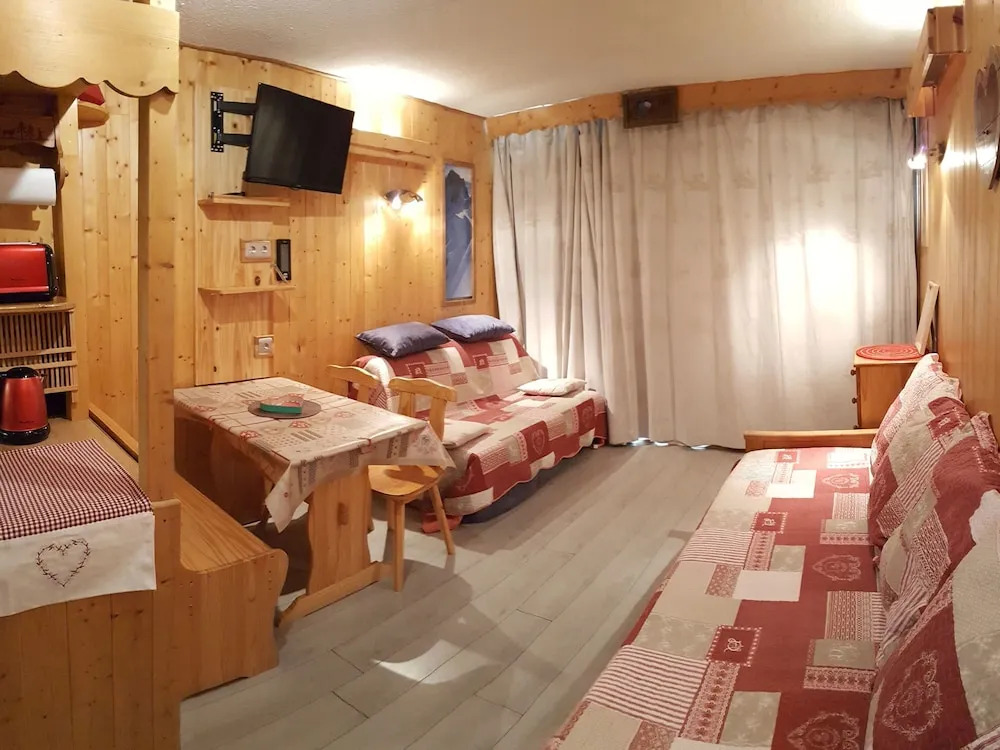 Studio Les Ménuires 3 Vallées - Ski aux Pieds